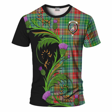 Muirhead Tartan Crest T-Shirt Scottish Thistle Pride Heritage Art