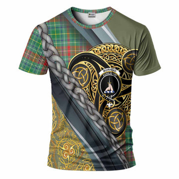 Muirhead Tartan Crest T-Shirt Scottish Triskele Celtic