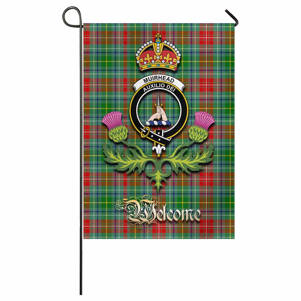 Muirhead Tartan Family Crest Garden Flag Royal Thistle Welcome Style - Tartan Vibes Clothing