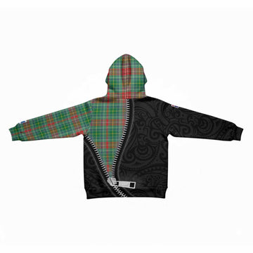 Muirhead Tartan Kid Hoodie New Zealand Pattern Unique Zipper Stylized