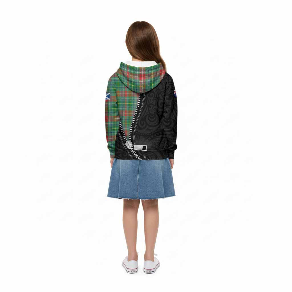 Muirhead Tartan Kid Hoodie New Zealand Pattern Unique Zipper Stylized
