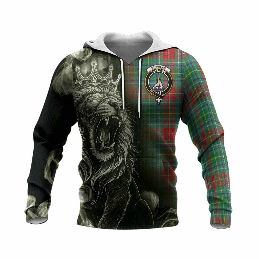 Muirhead Tartan Knitted Hoodie Roaring Lion Heritage