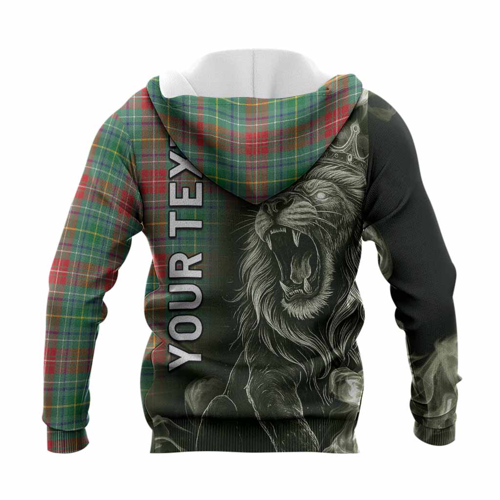 Muirhead Tartan Knitted Hoodie Roaring Lion Heritage