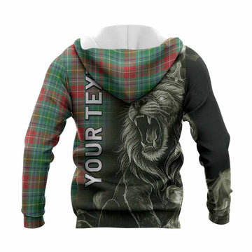 Muirhead Tartan Knitted Hoodie Roaring Lion Heritage