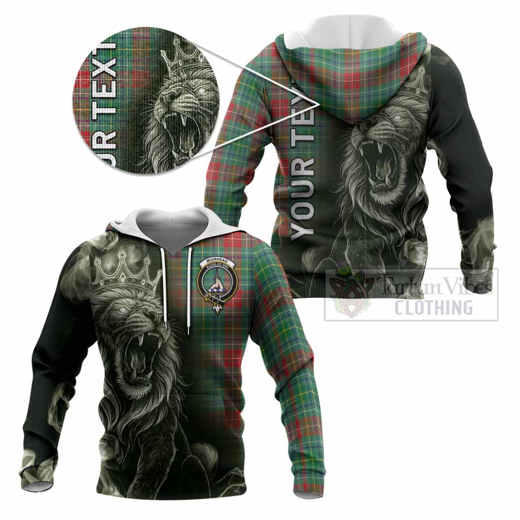 Muirhead Tartan Knitted Hoodie Roaring Lion Heritage