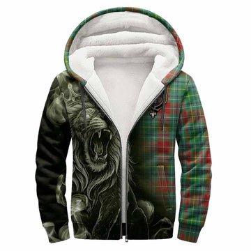 Muirhead Tartan Sherpa Hoodie Roaring Lion Heritage