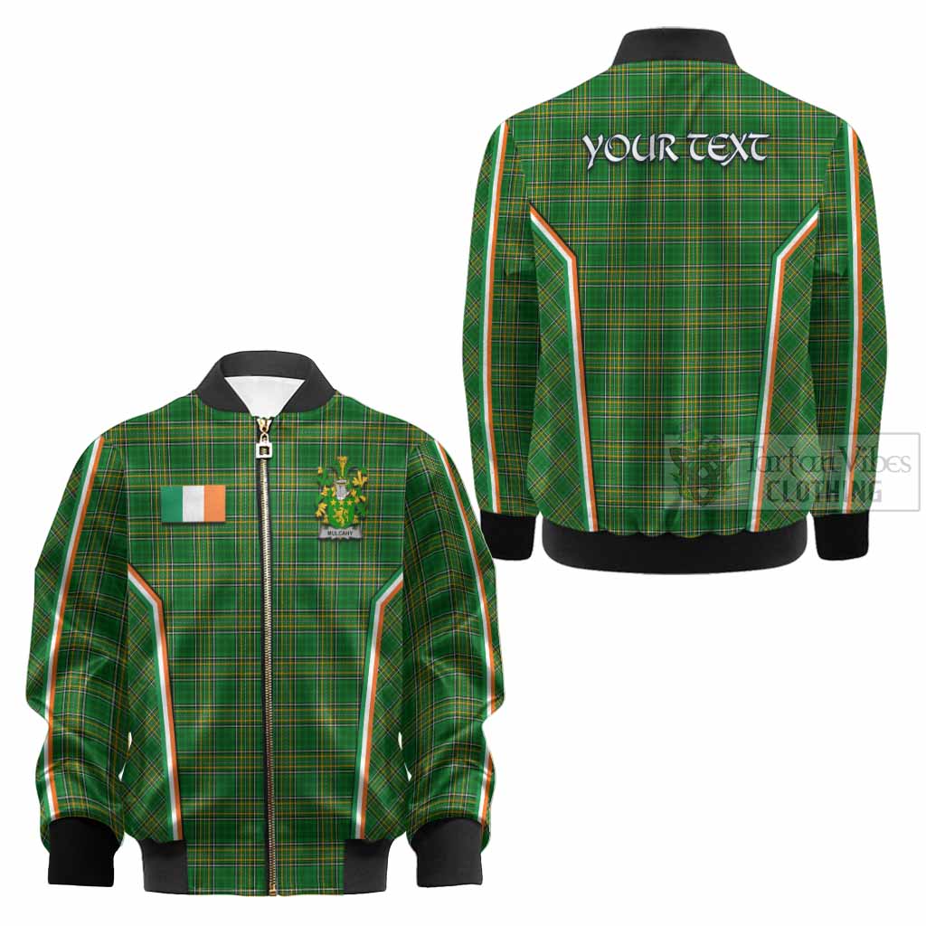 Mulcahy Irish Clan Coat of Arm Tartan Kid Bomber Jacket Flag Style