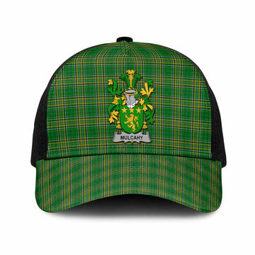 Mulcahy Irish Coat of Arms Tartan Mesh Trucker Cap