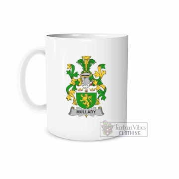 Tartan Vibes Clothing Mullady Irish Clan Coat of Arms Ceramic Mug