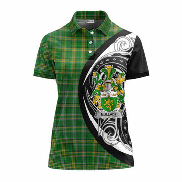 Mullady Irish Clan Women's Polo Shirt Celtic Circle Style Women - Tartan Vibes Clothing