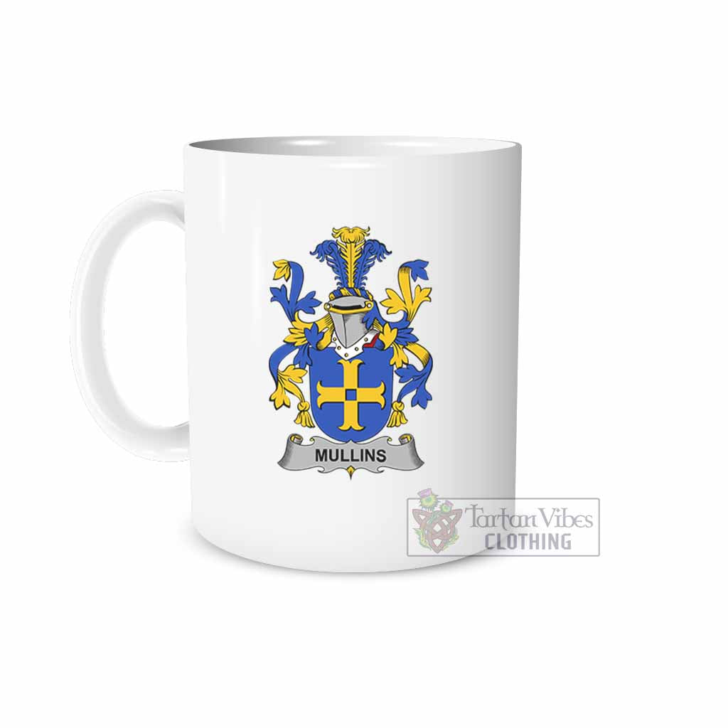 Tartan Vibes Clothing Mullins Irish Clan Coat of Arms Ceramic Mug