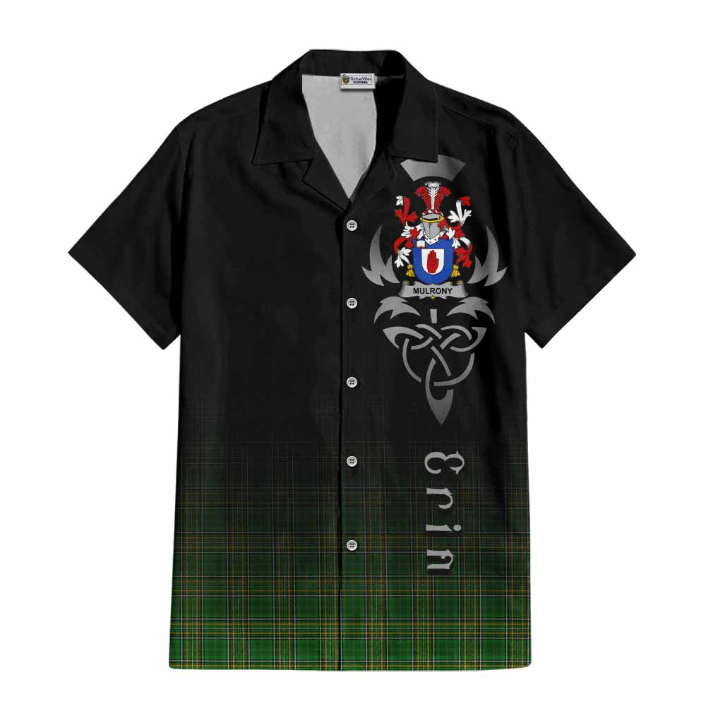 Mulrony Irish Clan Hawaiian Shirt with Coat of Arms Erin Go Bragh Celtic Inspired Kid - Tartan Vibes Clothing
