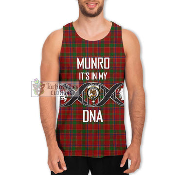 Munro (Monroe) Tartan Men's Tank Top with Family Crest DNA In Me Style Men - Tartanvibesclothing Shop