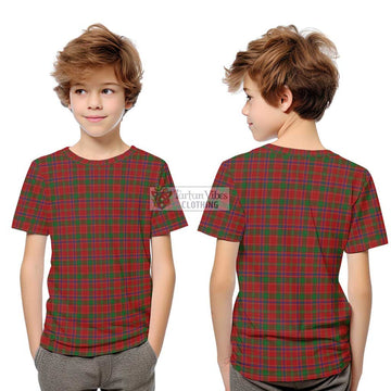 Munro (Monroe) Tartan Kid T-Shirt Youth XL Size14 - Tartanvibesclothing Shop