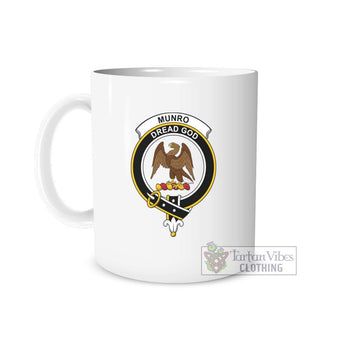 Munro (Monroe) Family Crest Ceramic Mug One Size 11oz size - 2D-tartanvibesclothing