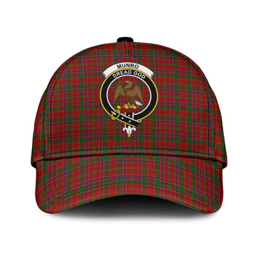 Munro Tartan Classic Cap with Family Crest