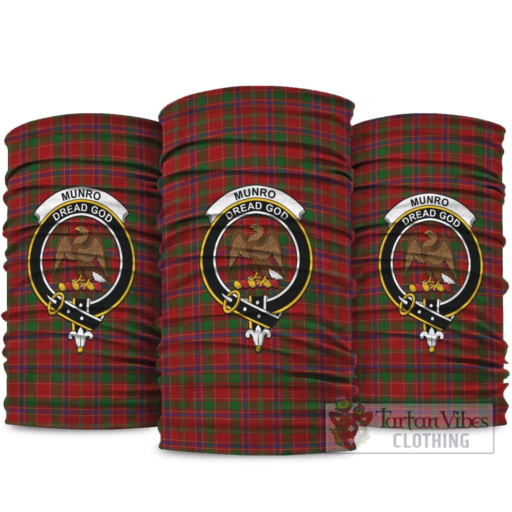 Munro Tartan Neck Gaiters, Tartan Bandanas, Tartan Head Band with Family Crest