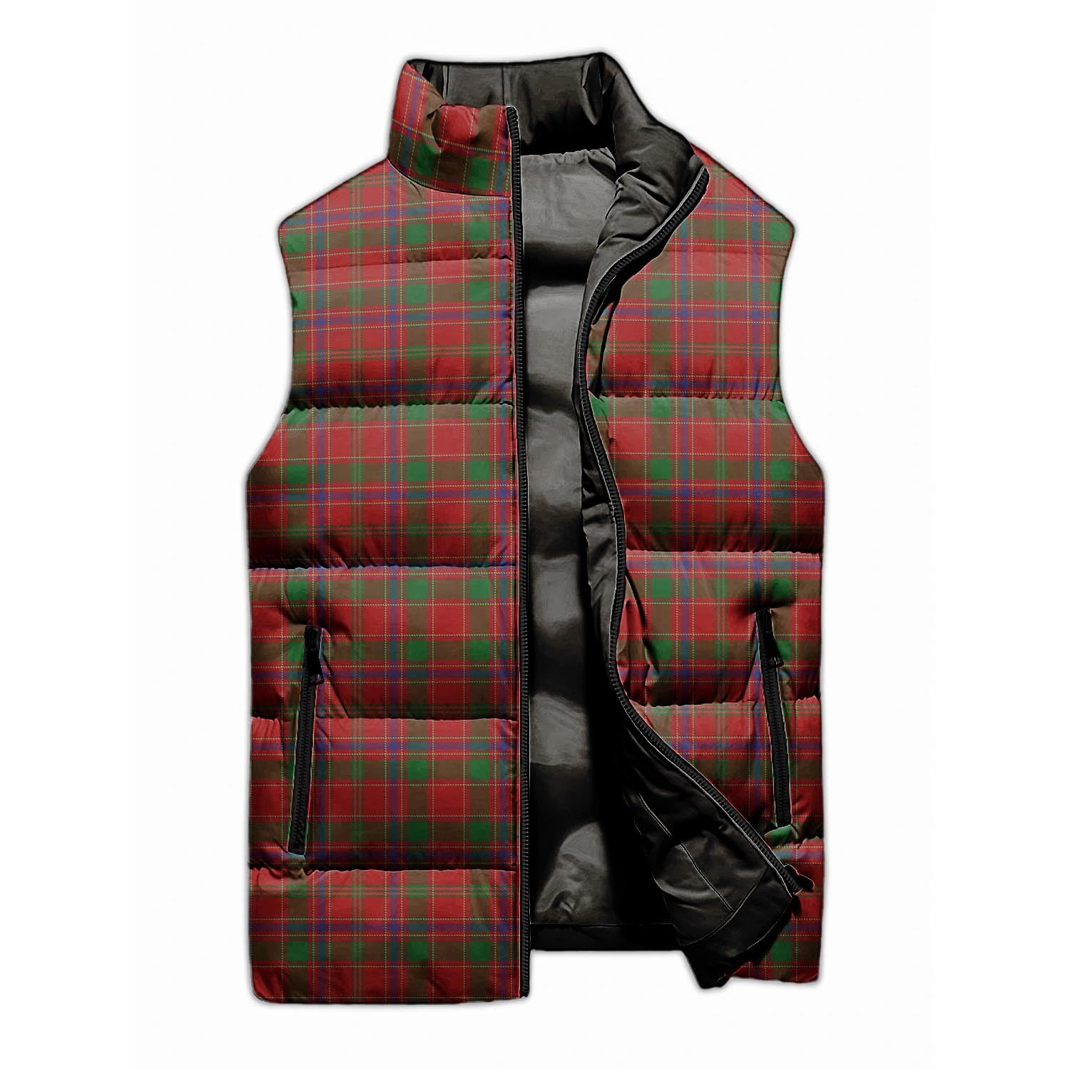 Munro Tartan Sleeveless Puffer Jacket - Tartanvibesclothing