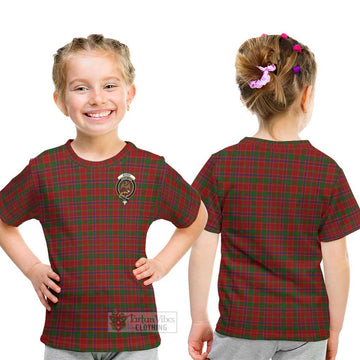 Munro (Monroe) Tartan Kid T-Shirt with Family Crest - Tartanvibesclothing Shop