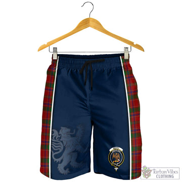 Munro Tartan Men's Shorts with Family Crest and Lion Rampant Vibes Sport Style