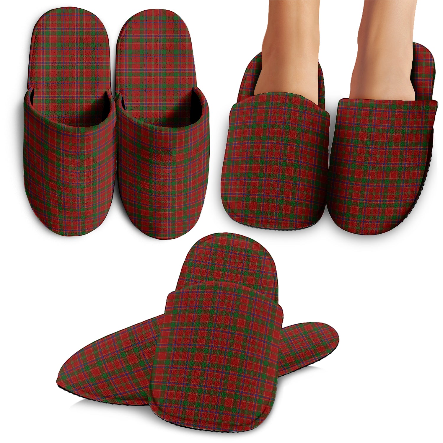 Munro Tartan Home Slippers - Tartanvibesclothing Shop