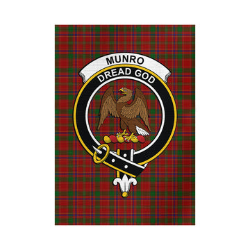 Munro (Monroe) Tartan Garden Flag with Family Crest