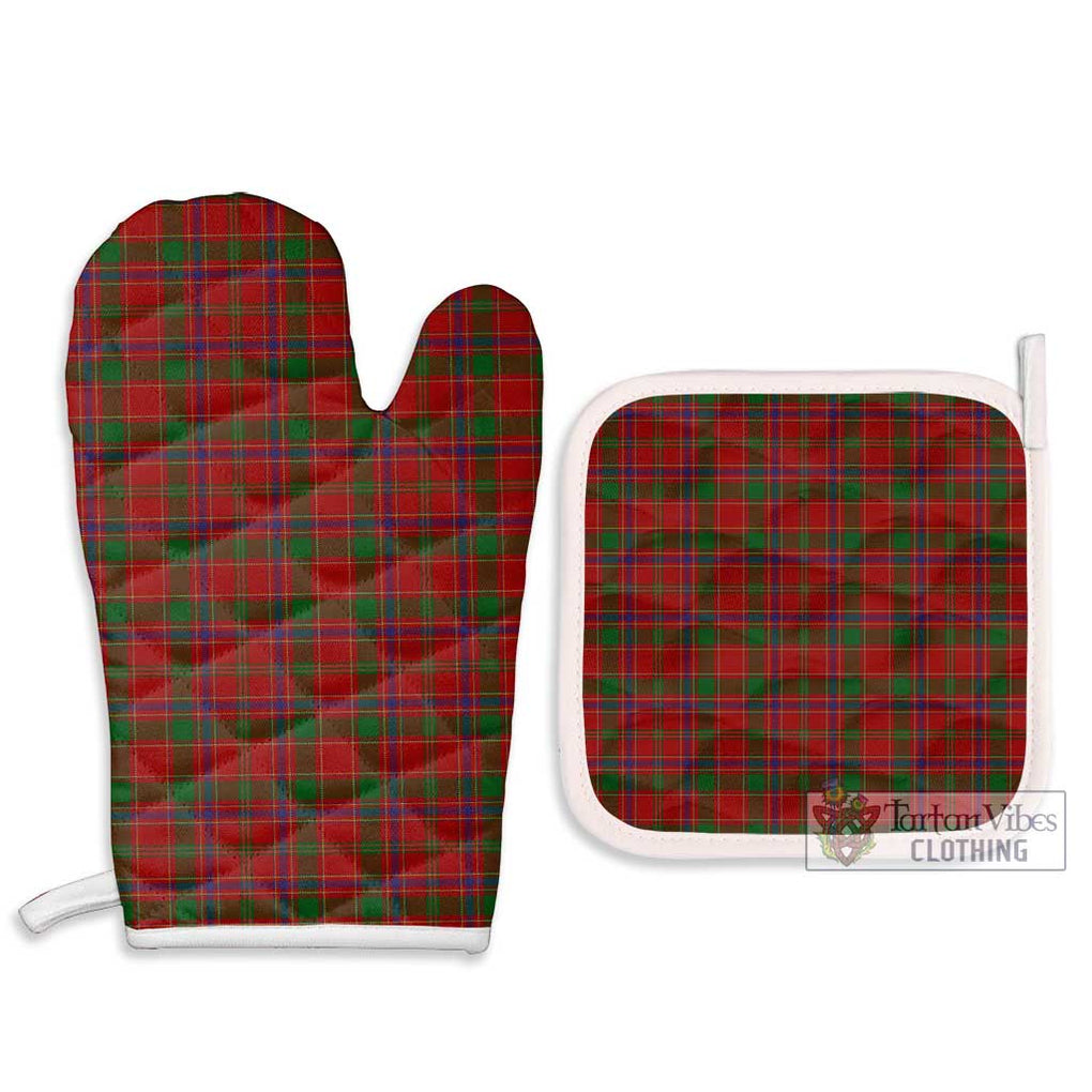 Munro (Monroe) Tartan Combo Oven Mitt & Pot-Holder Combo 1 Oven Mitt & 2 Pot-Holder White - Tartan Vibes Clothing