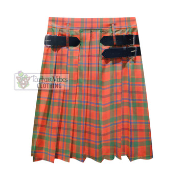 Munro Ancient Tartan Men's Pleated Skirt - Fashion Casual Retro Scottish Kilt Style