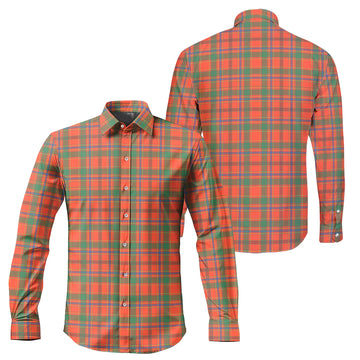 Munro Ancient Tartan Long Sleeve Button Up Shirt Unisex - Tartanvibesclothing