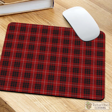 Munro Black and Red Tartan Mouse Pad