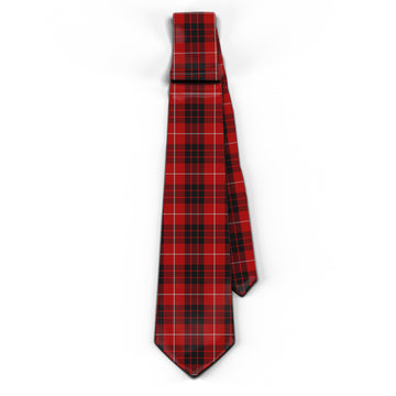 Munro Black and Red Tartan Classic Necktie