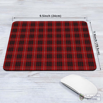 Munro Black and Red Tartan Mouse Pad