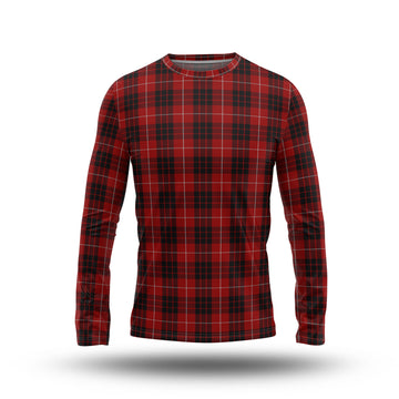 Munro Black and Red Tartan Long Sleeve T-Shirt