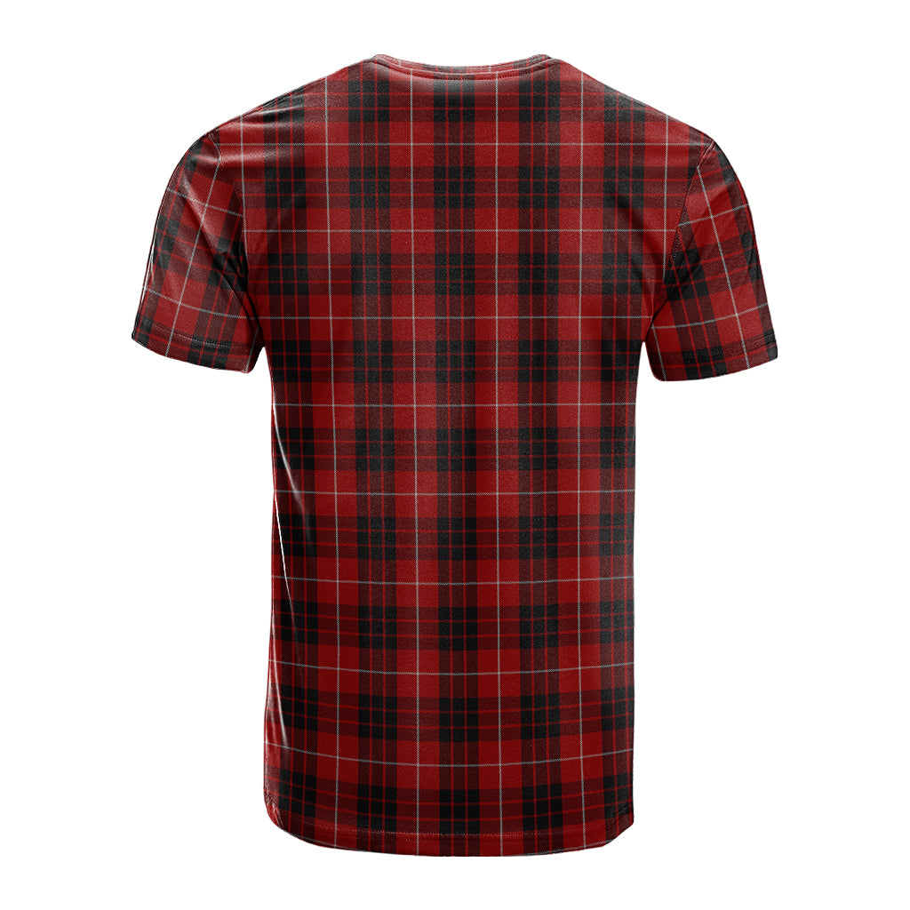 Munro Black and Red Tartan T-Shirt