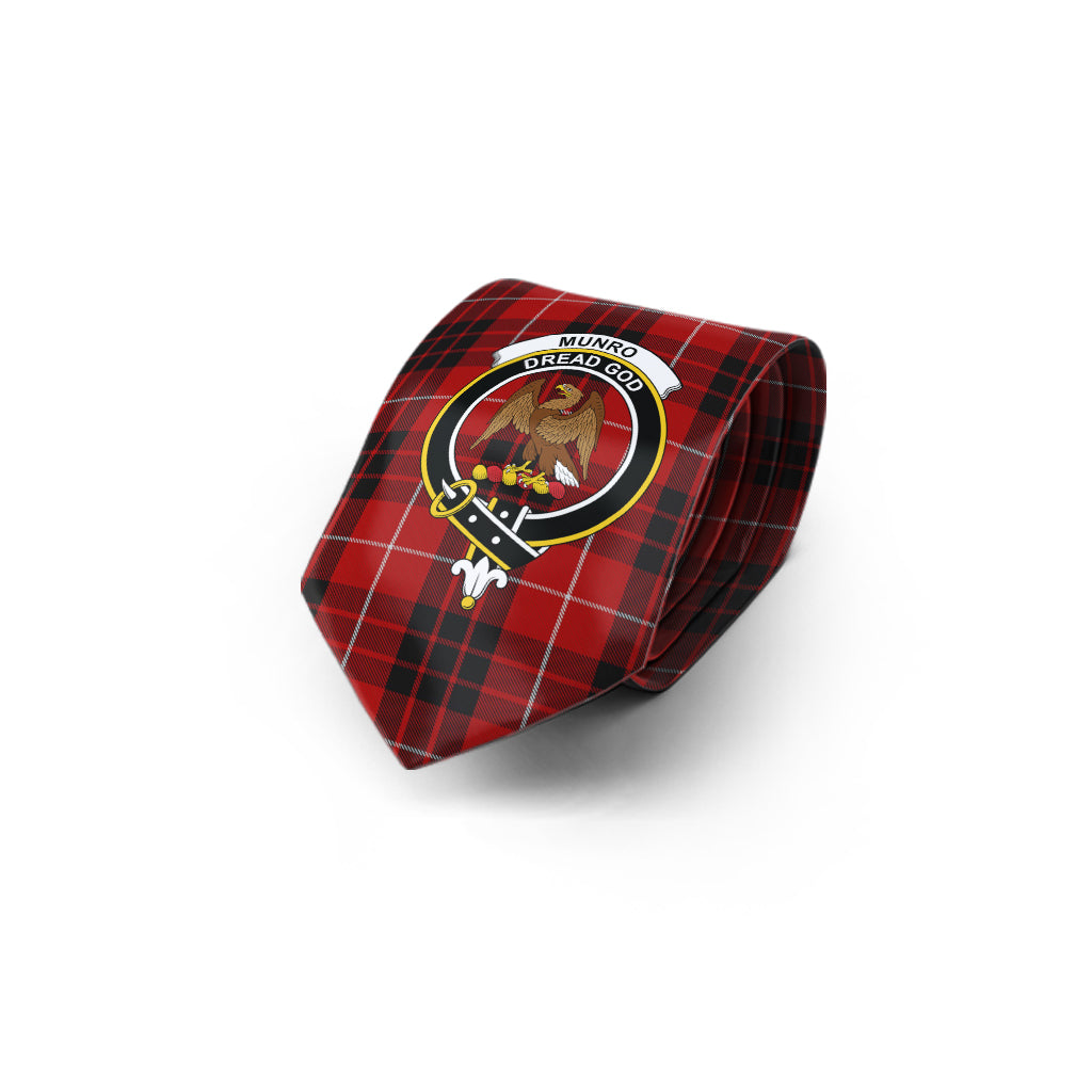munro-black-and-red-tartan-classic-necktie-with-family-crest