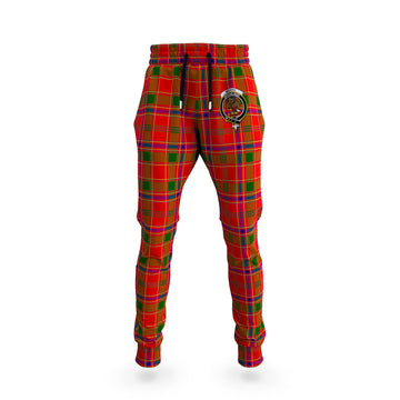 Munro Modern Tartan Joggers Pants with Family Crest