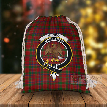 Tartan Vibes Clothing Munro (Monroe) Tartan Christmas Santa's Bag with Family Crest