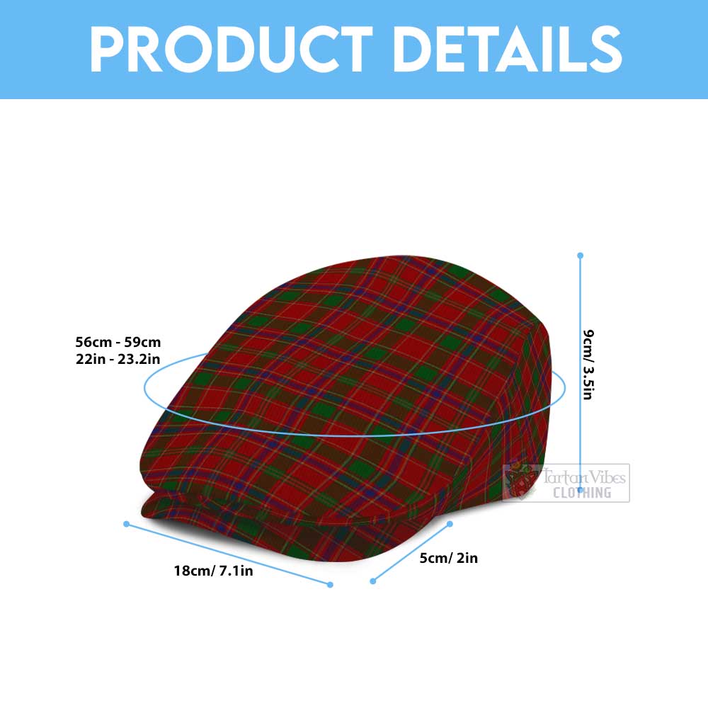 Munro (Monroe) Tartan Jeff Cap, Tartan Flat Cap