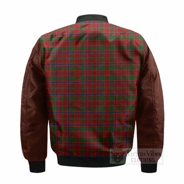 Munro (Monroe) Tartan Accent Bomber Jacket with Family Crest