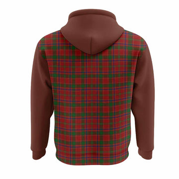Munro (Monroe) Tartan Accent Hoodie with Family Crest