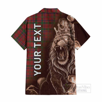 Munro (Monroe) Tartan Cotton Hawaiian Shirt Roaring Lion Heritage