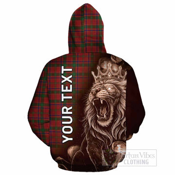 Munro (Monroe) Tartan Cotton Hoodie Roaring Lion Heritage