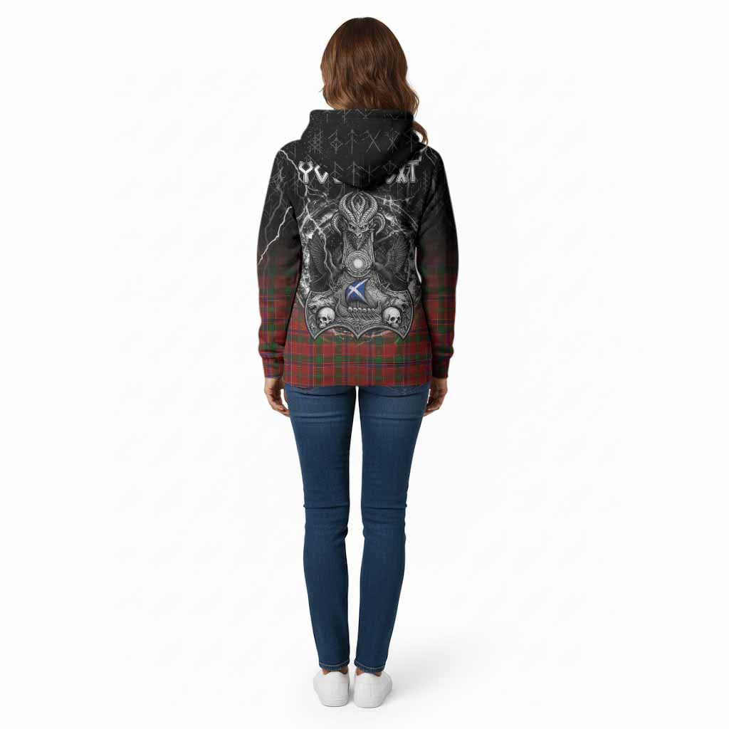 Munro (Monroe) Tartan Crest Cotton Hoodie Celtic Odin's Raven Legacy