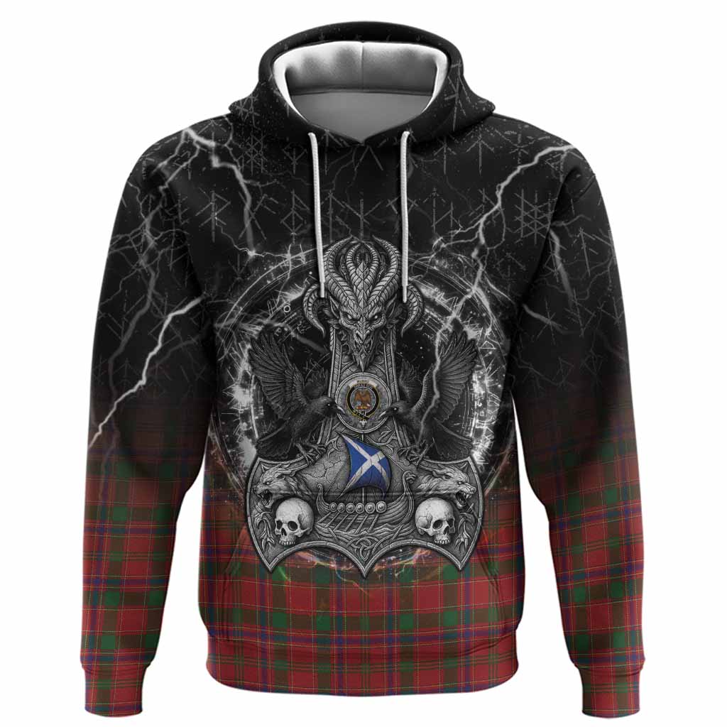 Munro (Monroe) Tartan Crest Hoodie Celtic Odin's Raven Legacy