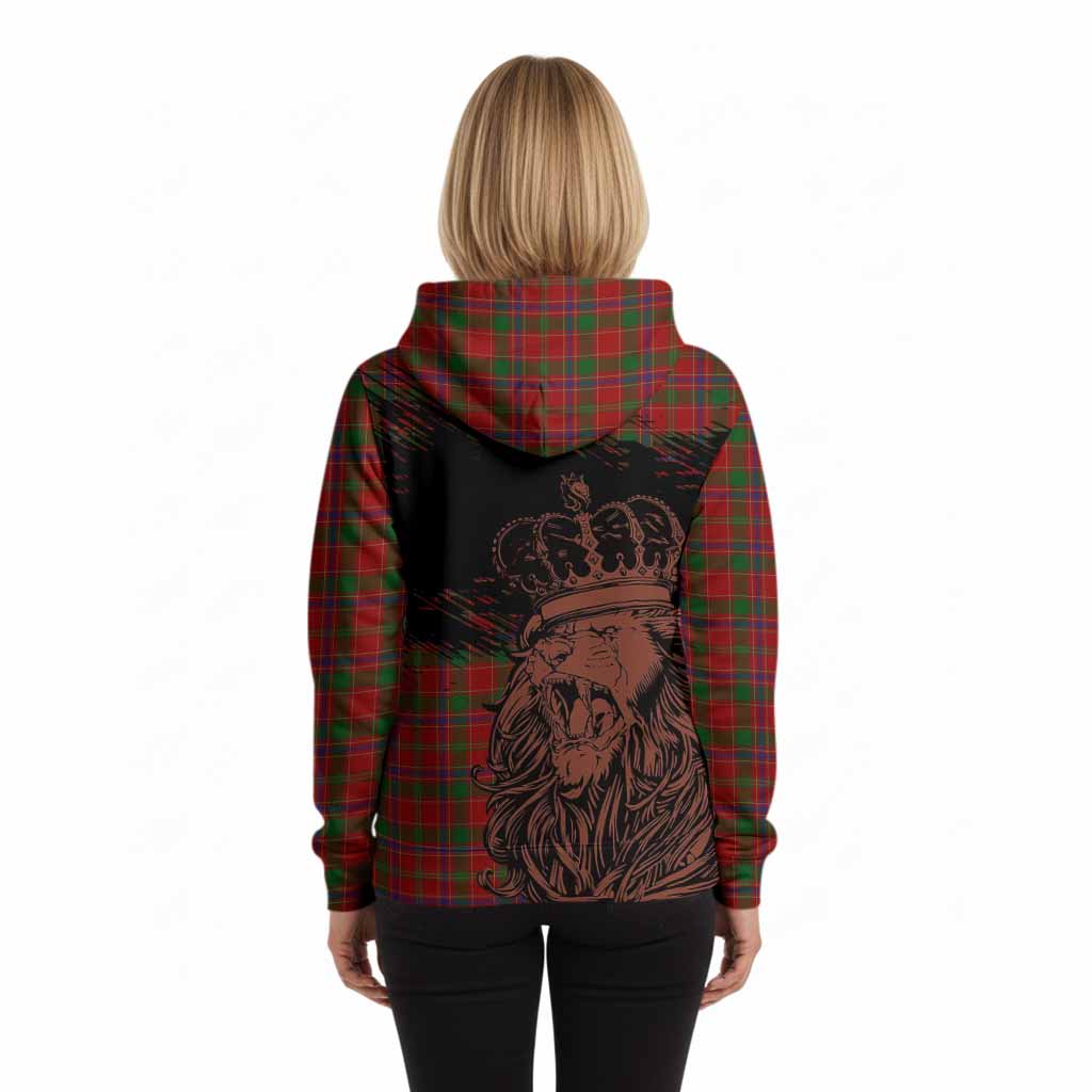 Munro (Monroe) Tartan Crest Hoodie Crowned Lion Heritage Style
