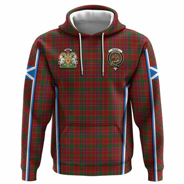 Munro (Monroe) Tartan Crest Hoodie Scotland Coat of Arm Flag Style - Tartan Vibes Clothing