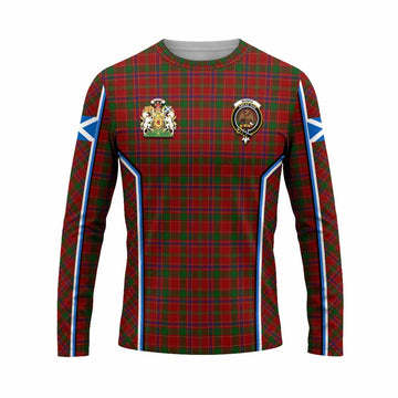Munro (Monroe) Tartan Crest Long Sleeve T-Shirt Scotland Coat of Arm Flag Style - Tartan Vibes Clothing