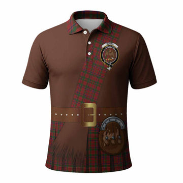 Munro (Monroe) Tartan Crest Polo Shirt Kilt Costume Style