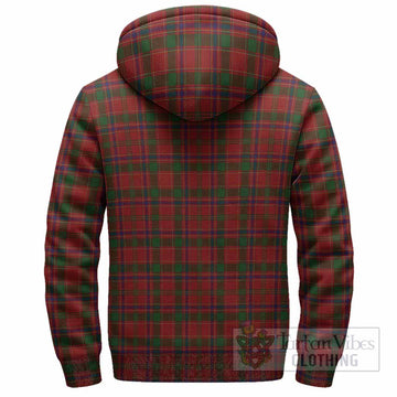 Munro (Monroe) Tartan Crest Sherpa Hoodie Ferocious Lion Style