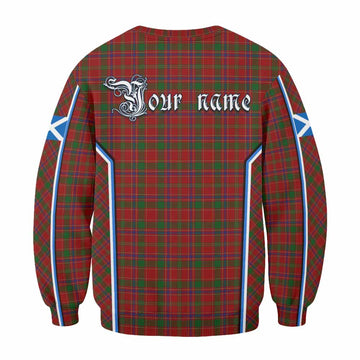 Munro (Monroe) Tartan Crest Sweatshirt Scotland Coat of Arm Flag Style